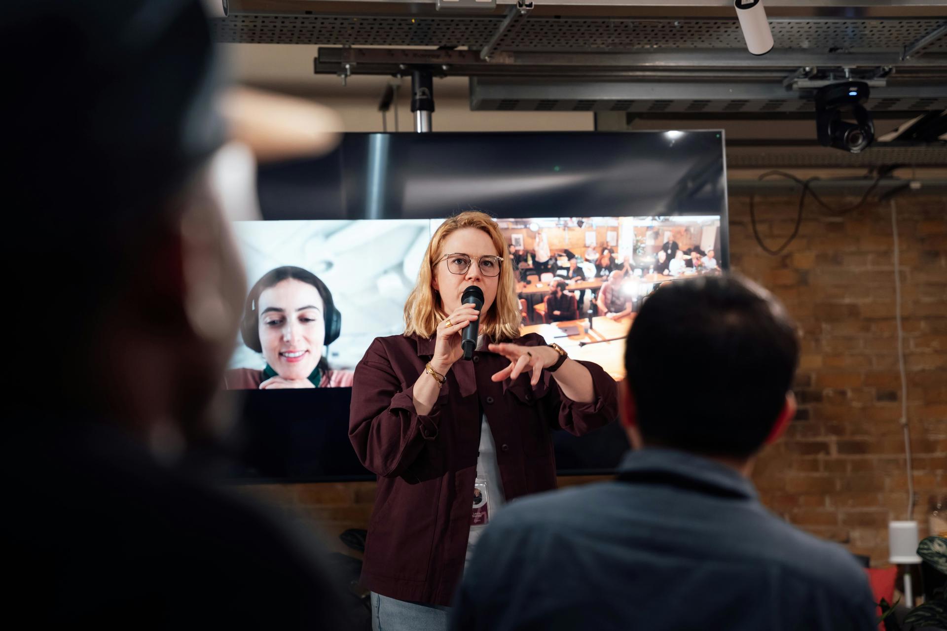Giving Talk To Young People