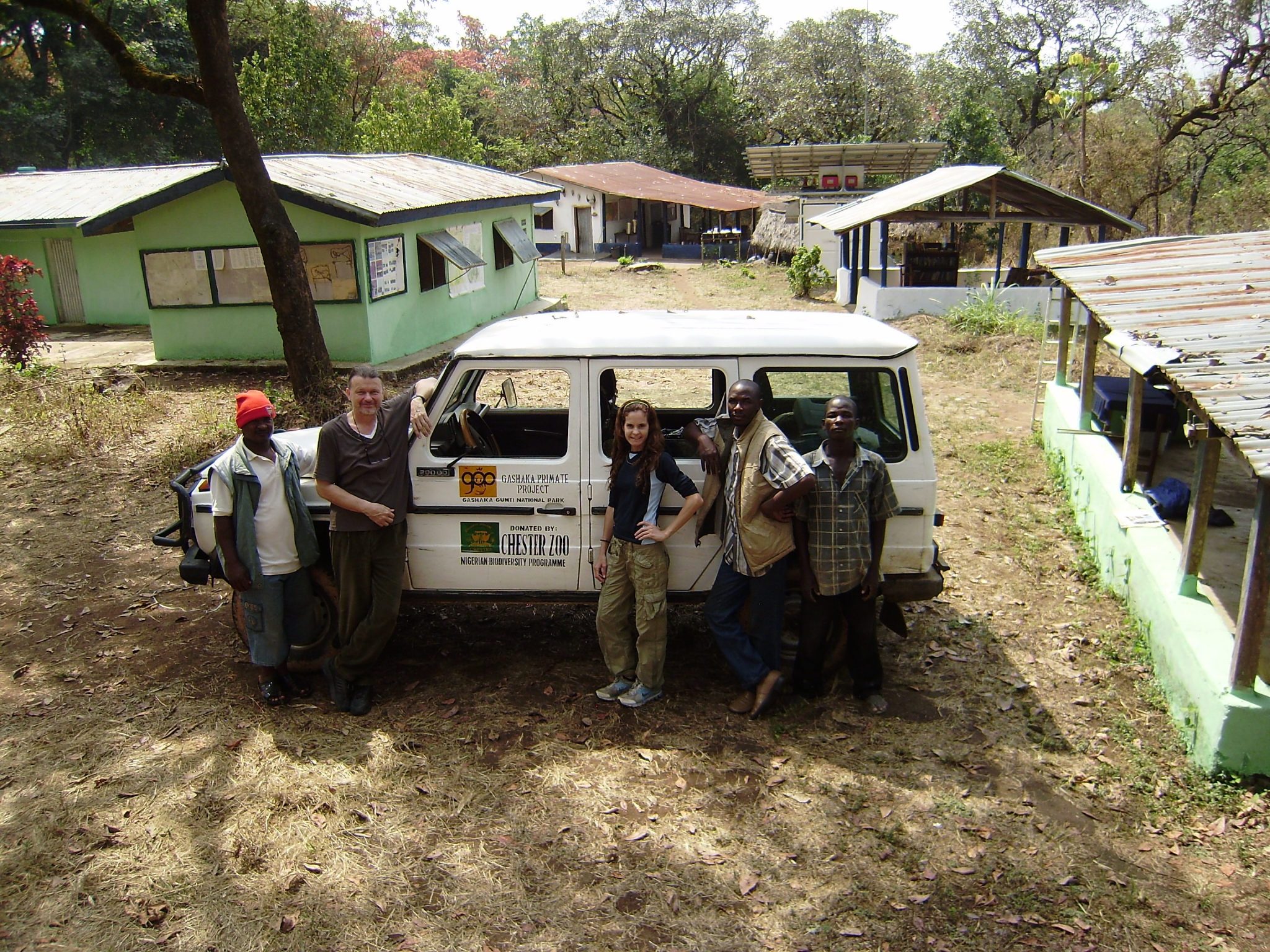 Chester Zoo staff in Nigeria with project team, Africa, Nigeria