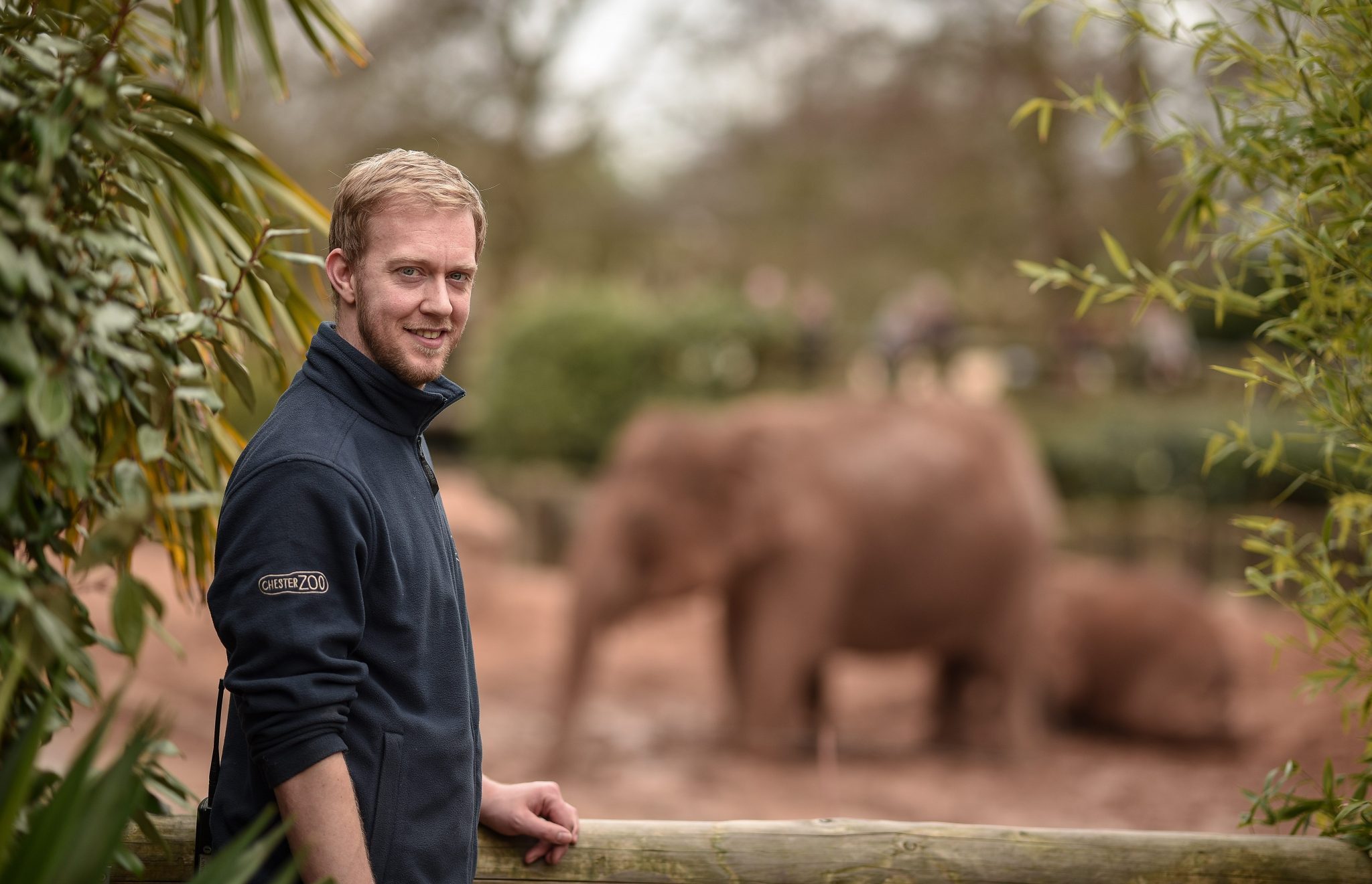 Richard Fraser, elephant keeper
