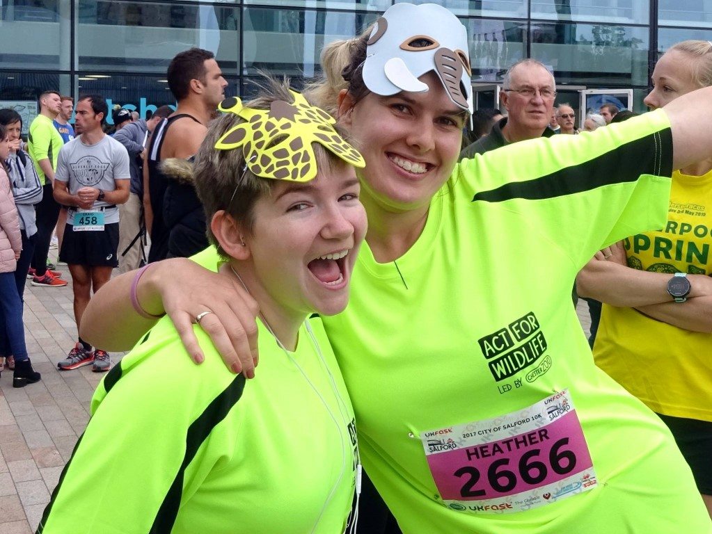 Challenge: Salford 10K 03.09.17 - Lydia and Heather