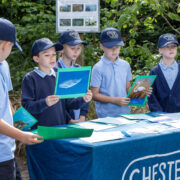St Bernard's school talk to visitors at Chester Zoo