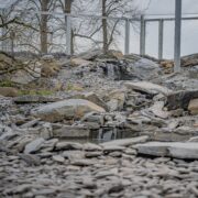 Himalayan themed snow leopard habitat at Chester Zoo