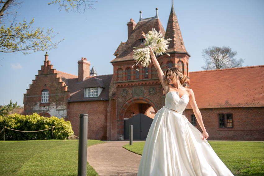 Bride In Front Of The Square
