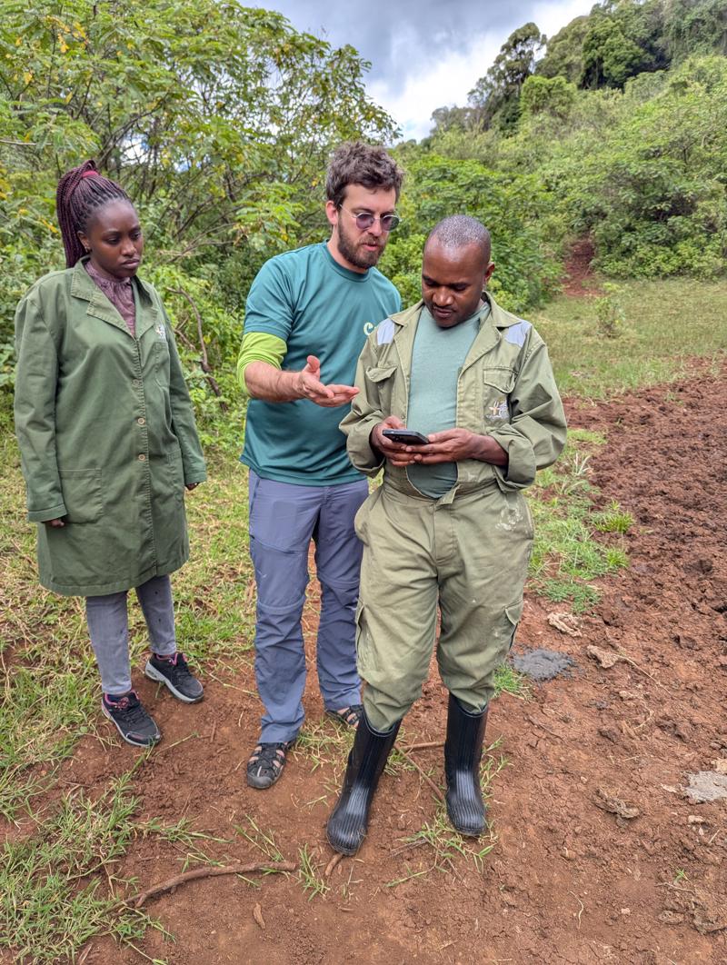 Africa's Rarest Antelope's Return To Maasai Mau Confirmed By Chester Zoo And Mountain Bongo Project Experts Tommaso Sandri, Rangers And Camera Trapping Team (Copyright Chester Zoo).Jpg3