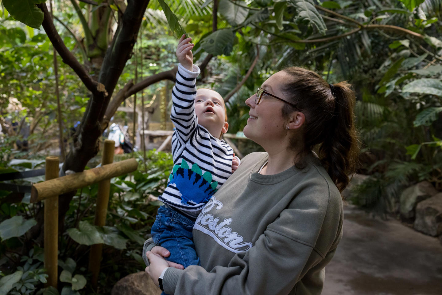 Family At Zoo