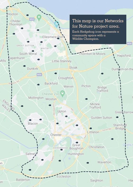 Networks For Nature Project Map