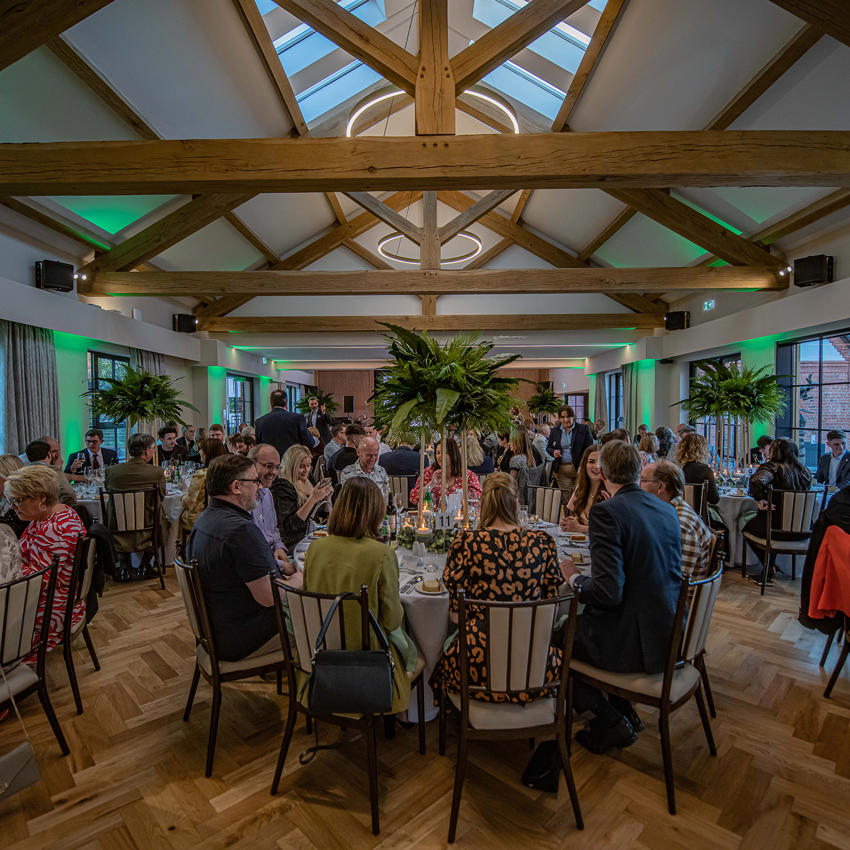 Guests Sat In The Square Atrium