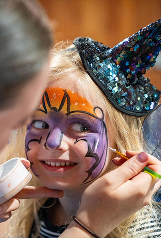 Facepainting For Halloween Resized