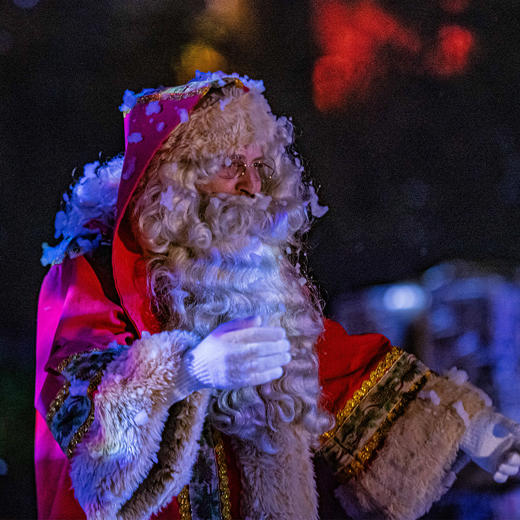 Lanterns And Light Father Christmas