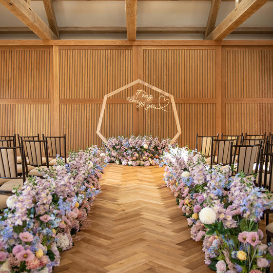 The Square Wedding Aisle SQUARE