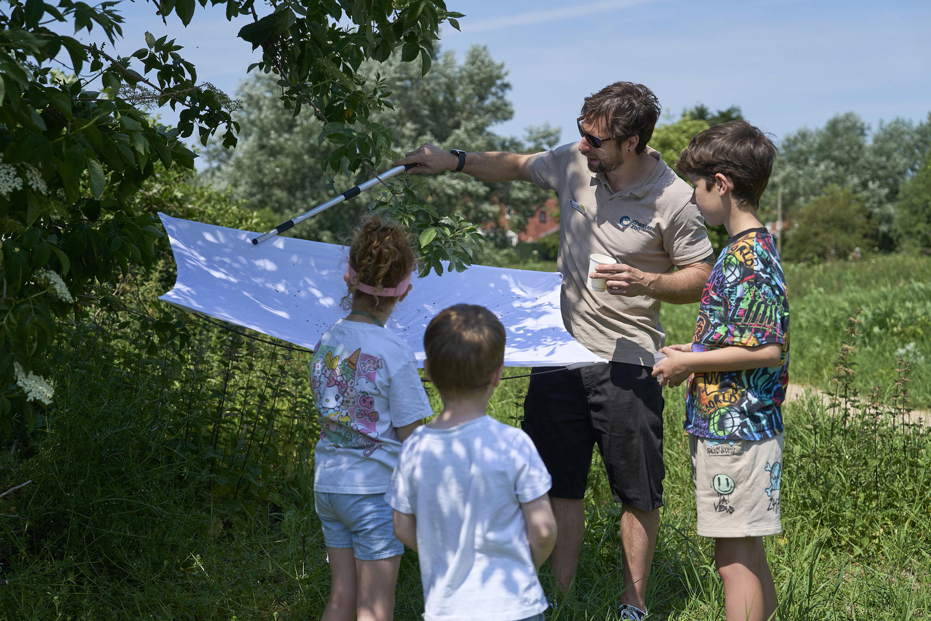 Major Conservation Wins Celebrated As Project Hits One Year Milestone Community Work (C) Chester Zoo Insect Hunt On The Backies Reopening