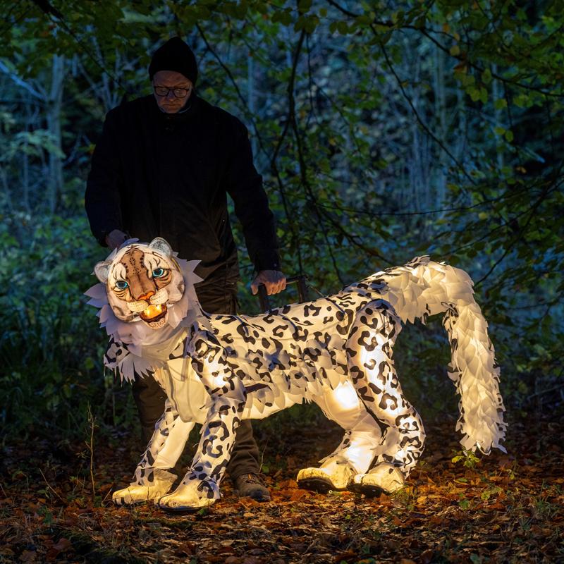 Snow Leopard Puppet Lanterns And Light 2024 2